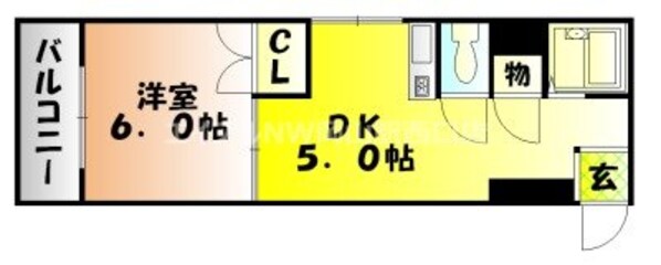 サーパス大供の物件間取画像